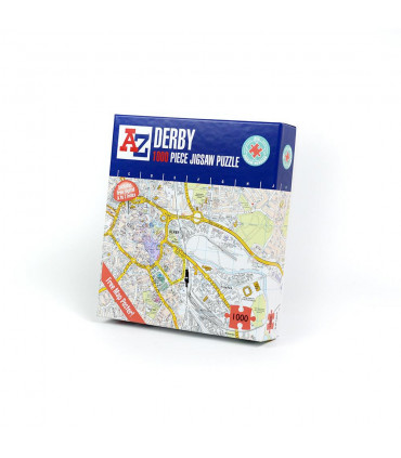 A to Z Map of  Derby 1000 Piece Jigsaw