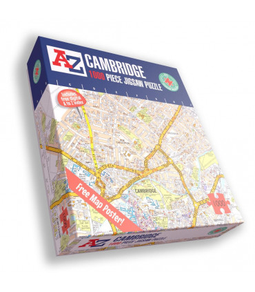 A to Z Map of  Cambridge 1000 Piece Jigsaw