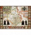 Cambridgeshire Historical Map 1000 Piece Jigsaw Puzzle (1610)