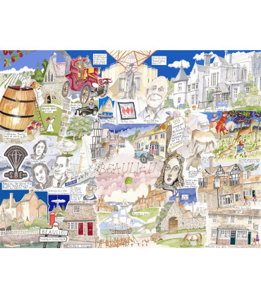 Beaulieu - Tim Bulmer 1000 Piece Jigsaw Puzzle