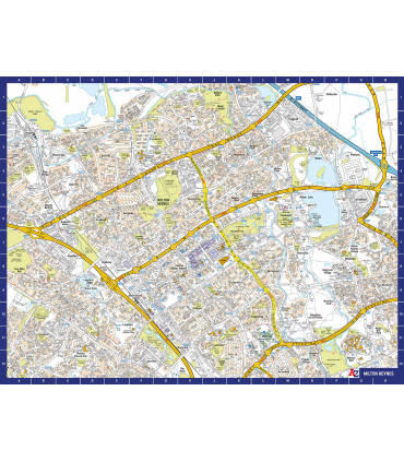 A to Z Map of  Milton Keynes 1000 Piece Jigsaw