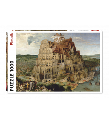 Bruegel - Tower of Babel 1000 Piece Jigsaw Puzzle
