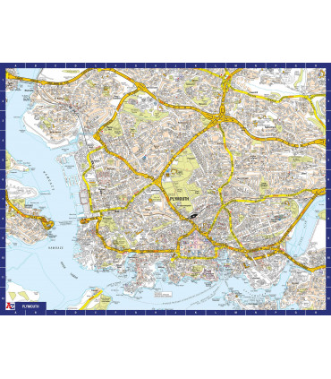 A to Z Map of  Plymouth 1000 Piece Jigsaw