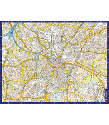 A to Z Map of  Birmingham 1000 Piece Jigsaw