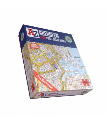 A to Z Map of Aberdeen 1000 Piece Jigsaw