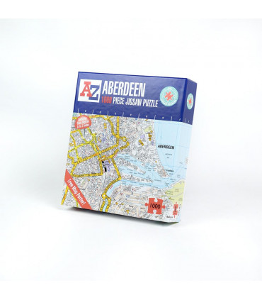 A to Z Map of Aberdeen 1000 Piece Jigsaw