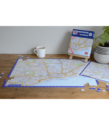A to Z Map of  Kingston Upon Hull 1000 Piece Jigsaw