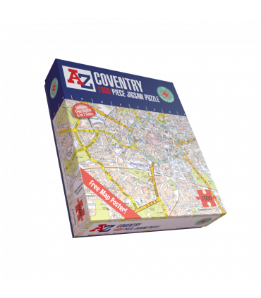 A to Z Map of  Coventry 1000 Piece Jigsaw
