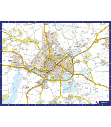 A to Z Map of  Chichester 1000 Piece Jigsaw