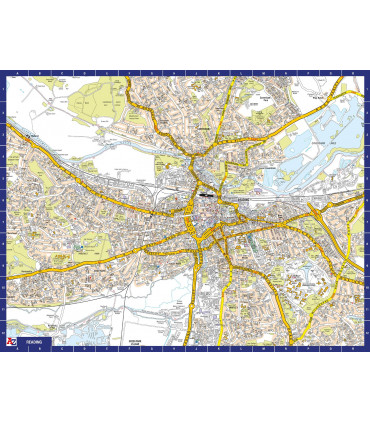 A to Z Map of  Reading 1000 Piece Jigsaw