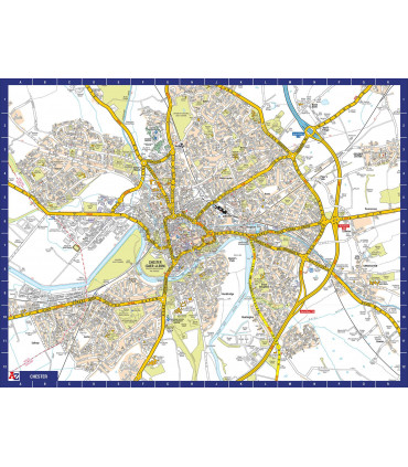 A to Z Map of  Chester 1000 Piece Jigsaw