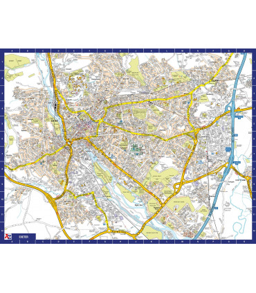 A to Z Map of  Exeter 1000 Piece Jigsaw