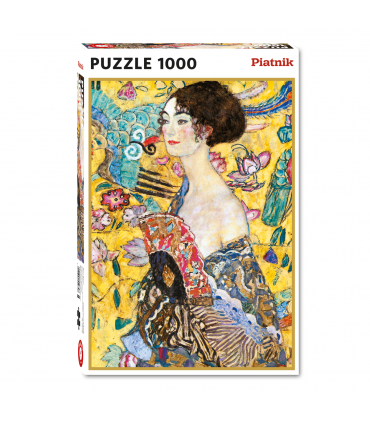 Klimt - Lady with a Fan 1000 Piece Jigsaw Puzzle