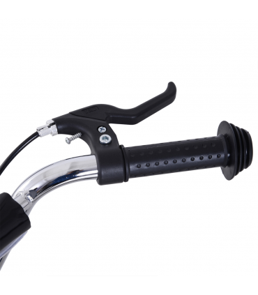 HOMCOM Teen Scooter Adjustable Height Dual Brakes Rubber Wheels Kickstand,