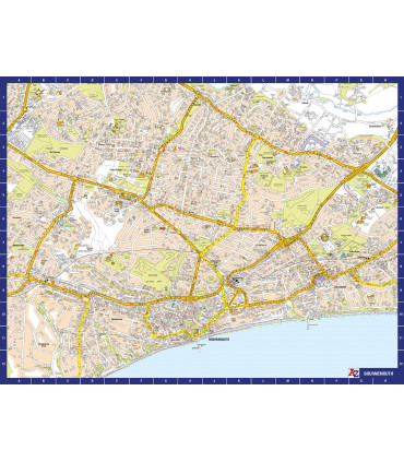A to Z Map of  Bournemouth 1000 Piece Jigsaw