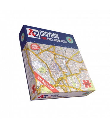 A to Z Map of Croydon 1000 Piece Jigsaw
