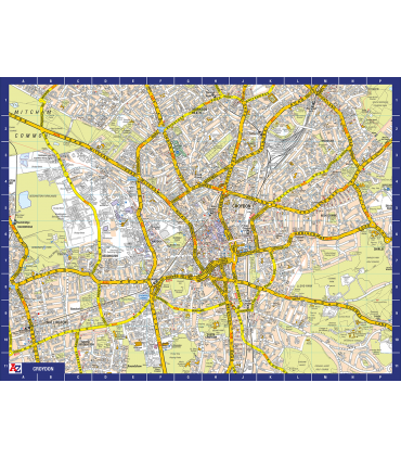 A to Z Map of Croydon 1000 Piece Jigsaw