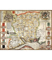Hampshire Historical Map 1000 Piece Jigsaw Puzzle (1610)