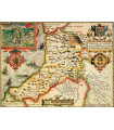 Cardiganshire Historical Map 1000 Piece Jigsaw Puzzle (1610)