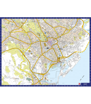 A to Z Map of  Cardiff 1000 Piece Jigsaw