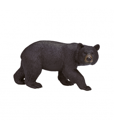 American Black Bear Figurine  Realistic Wildlife Model