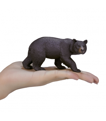American Black Bear Figurine  Realistic Wildlife Model