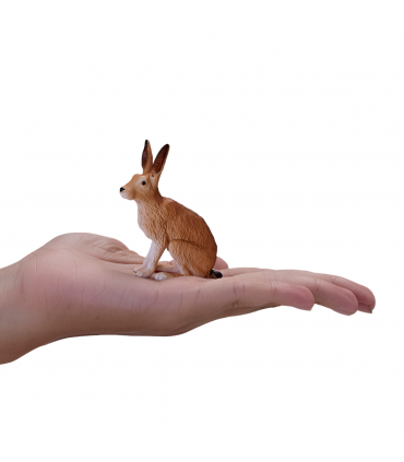 Hare Toy Figure  Realistic Woodland Animal Model
