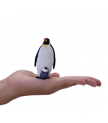 Emperor Penguin with Chick Toy  Arctic Wildlife Figure