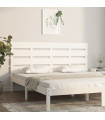 Headboard White 200x3x80 cm Solid Wood Pine