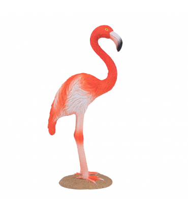American Flamingo Toy  Realistic Exotic Bird Figurine