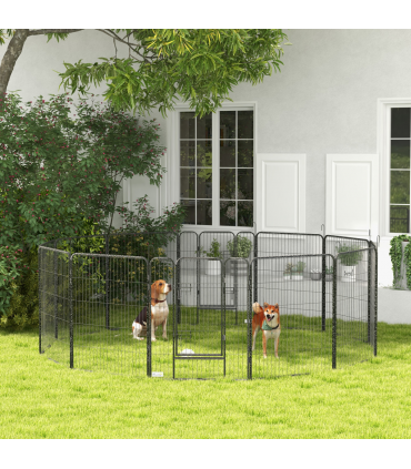Heavy Duty Puppy Play Pen, 12 Panels Pet Exercise Pen, for Indoors, Outdoors