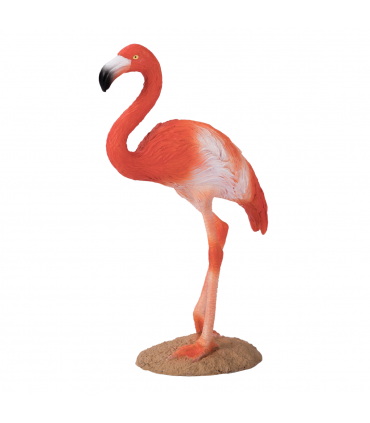 American Flamingo Toy  Realistic Exotic Bird Figurine