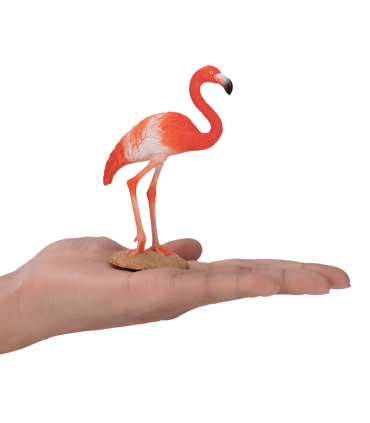 American Flamingo Toy  Realistic Exotic Bird Figurine