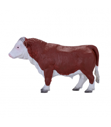 Hereford Bull Toy  Farm Animal Figurine