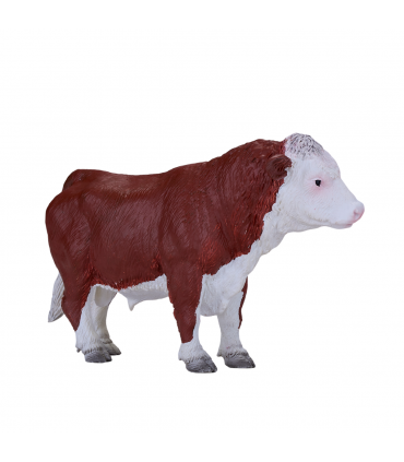 Hereford Bull Toy  Farm Animal Figurine
