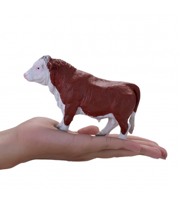 Hereford Bull Toy  Farm Animal Figurine