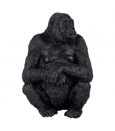 Gorilla Female Toy  Realistic Wildlife Figurine