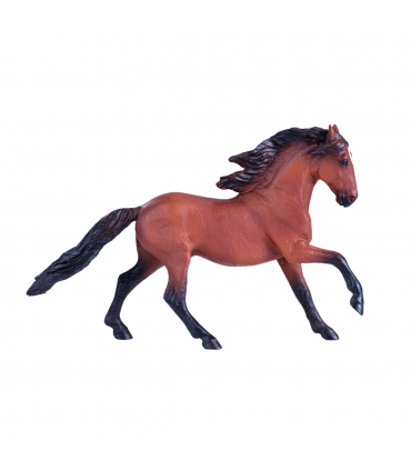 Lusitano Bay Horse Toy  Realistic Equestrian Model