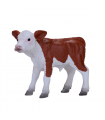 Hereford Calf Toy  Farm Animal Figurine
