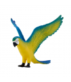 Blue Macaw Parrot Toy  Realistic Exotic Bird Model