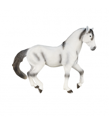 Andalusian Grey Horse Toy  Realistic Equestrian Model