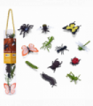 Insects and Spiders Mini Worlds Playset  12pc Bug Figures