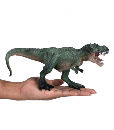 Green T-Rex Hunting Dinosaur Toy  Realistic Prehistoric Figure