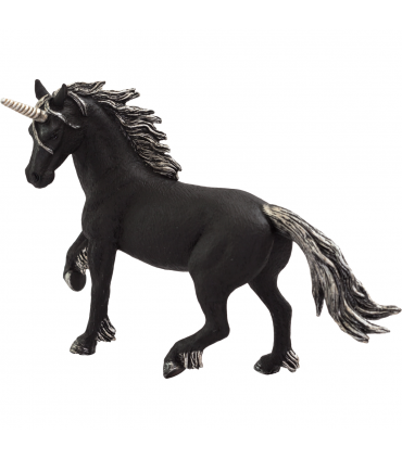 Dark Unicorn Toy  Fantasy Mythical Creature Figure