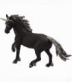 Dark Unicorn Toy  Fantasy Mythical Creature Figure