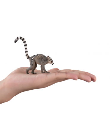 Lemur with Baby Toy  Realistic Rainforest Wildlife Figure