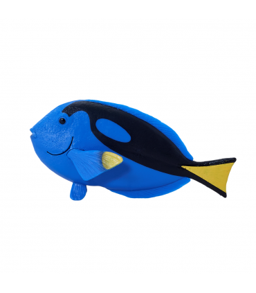 Blue Tang Fish Toy  Realistic Ocean Animal Figurine