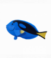 Blue Tang Fish Toy  Realistic Ocean Animal Figurine