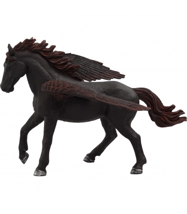 Dark Pegasus Toy  Fantasy Winged Horse Figurine