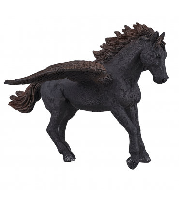 Dark Pegasus Toy  Fantasy Winged Horse Figurine